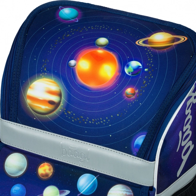 BAAGL Schooltas Zippy Planeten