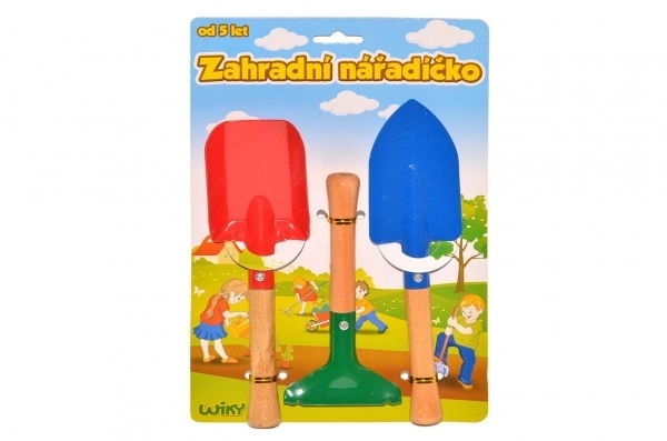 Tuingereedschap metaal voor kinderen 3 stuks