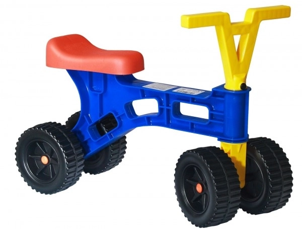 Loopfiets Roloped plastic zithoogte 27cm ass. 2 kleuren vanaf 18 maanden