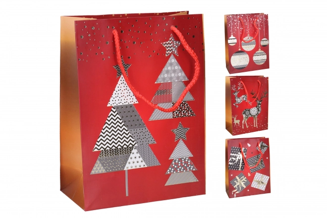 Cadeautas L 31x40x12 cm Kerstmis