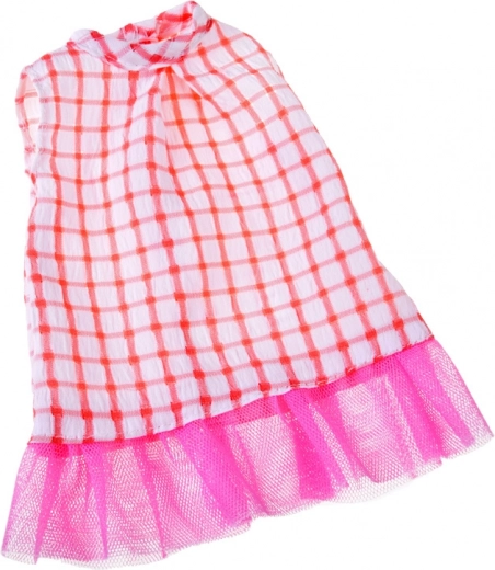 Dress with hook-and-loop fastening for easy changing