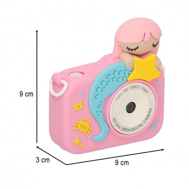 Roze digitale camera voor kinderen