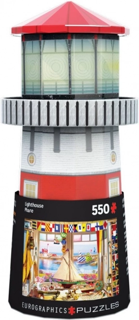 Puzzel Vuurtoren 550 stukjes in geschenkverpakking
