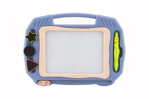 Magnetic stylus and three stamps