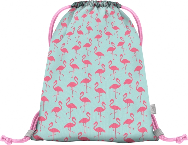 BAAGL SET 3 Zippy Flamingo: schooltas, etui, zak
