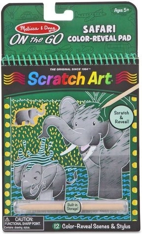 Safari krasblok voor kinderen 5+