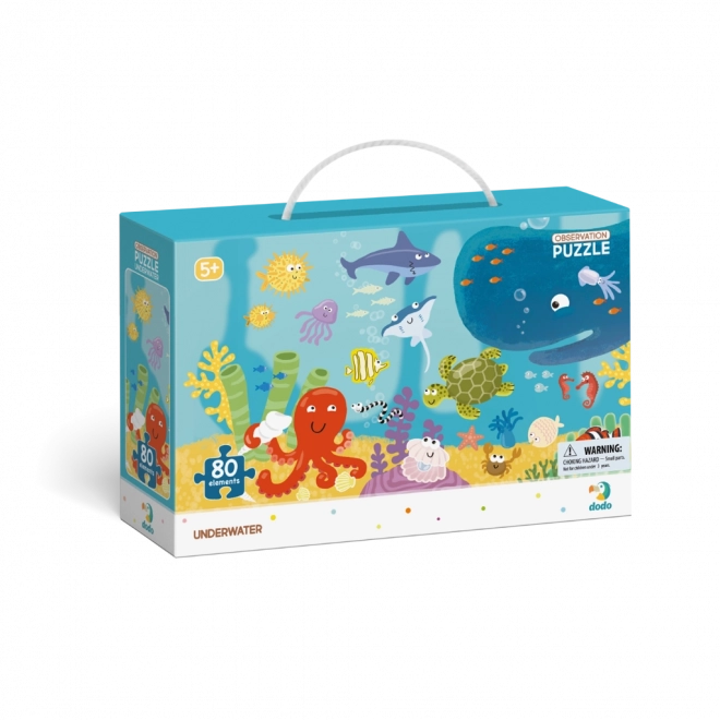 Puzzel met afbeeldingenzoektocht Oceaan 80 stukken