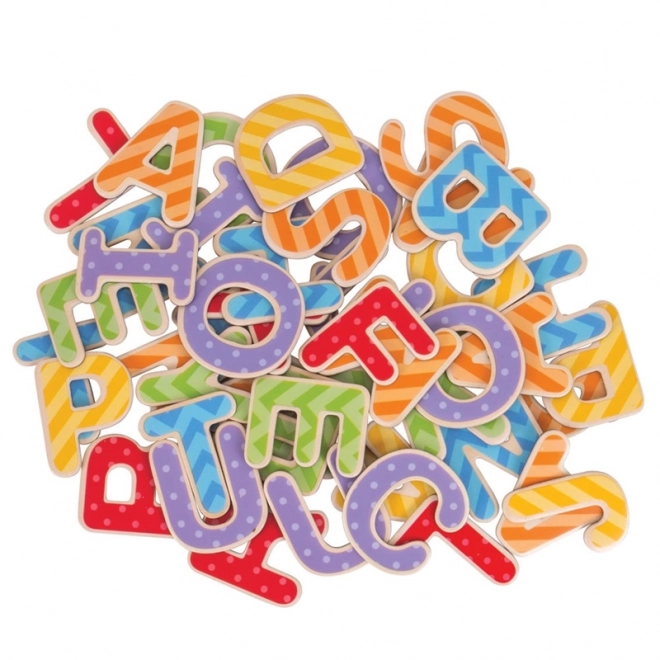 Bigjigs Toys Magnetic Colorful Alphabet (Uppercase Letters)