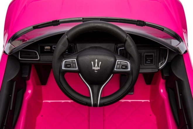 Accu auto Maserati Ghibli roze