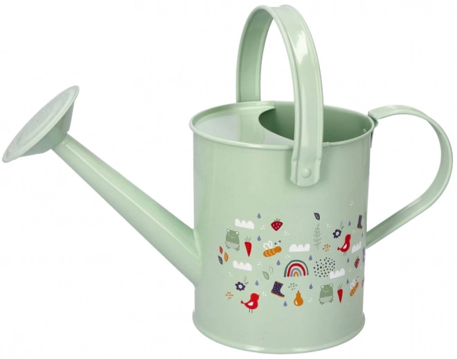 Garden Watering Can with Spring Motif