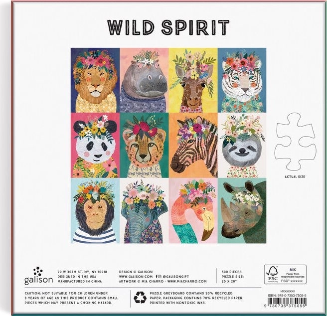 Puzzel Wilde Zielen 500 stukken