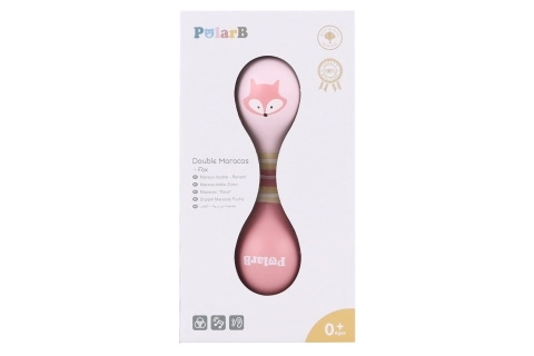 Maracas doubles en bois - renard