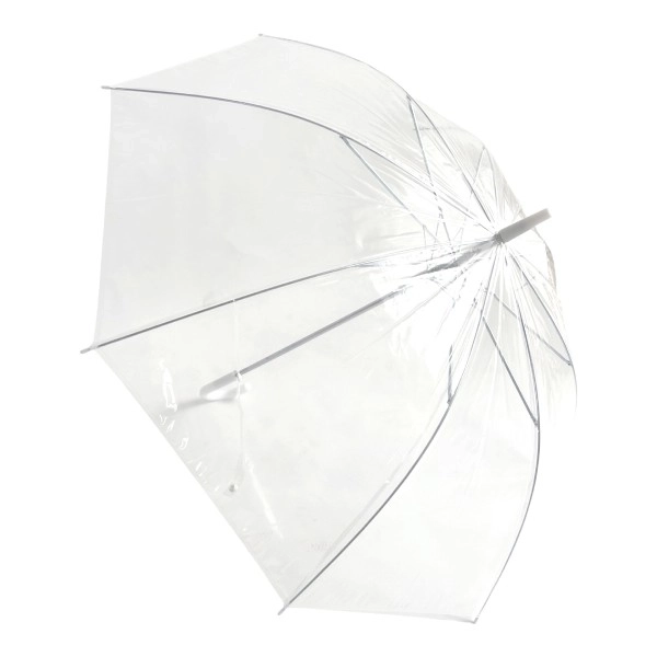 Transparenter Hochzeitsregenschirm Kunststoff/Metall 82 cm