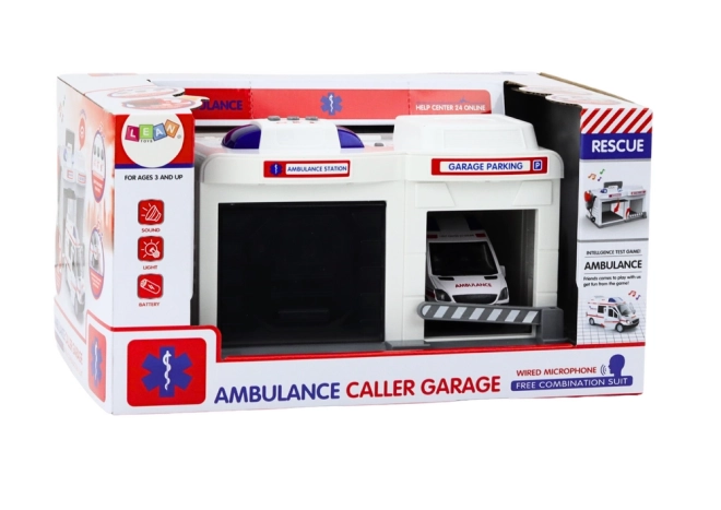 Ambulance hulpdienst basis licht en geluiden