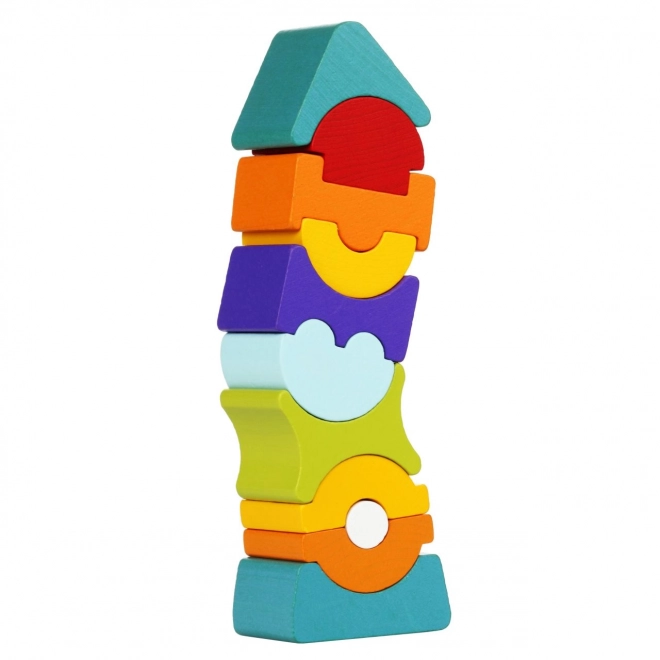 CUBIKA 12862 Tour d'équilibre IX - puzzle en bois 11 pièces