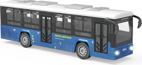 Blue bus with light and sound effects