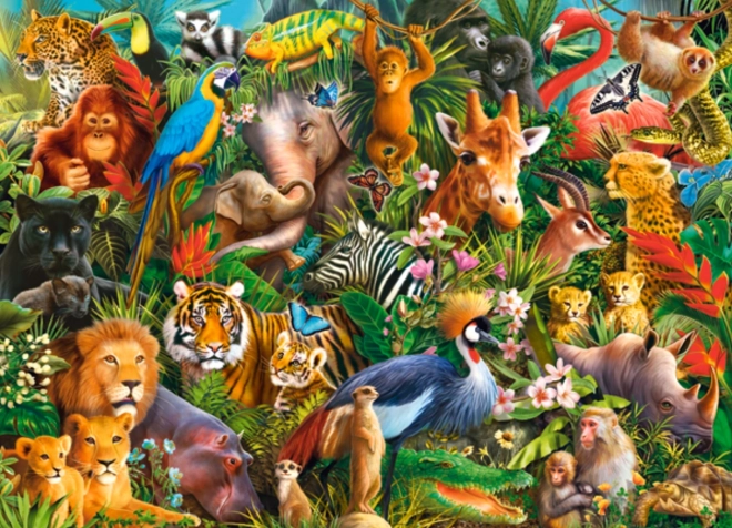 Puzzel Geweldige Dieren 300 Stukken