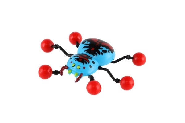 Plastic spin die op glas kruipt 8x6cm 4 kleuren op kaart