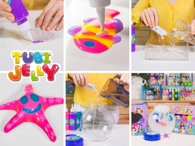 Tubi Jelly Set 6 Colors Small Aquarium Unicorn