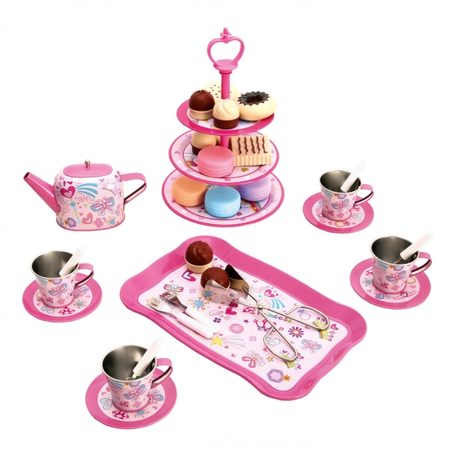Kinder theeservies met koekjes