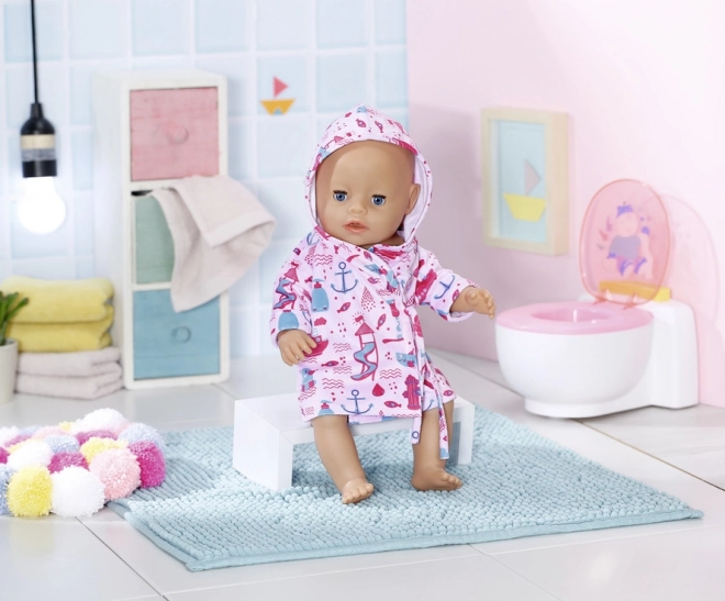 Badjas voor BABY born poppen 43 cm