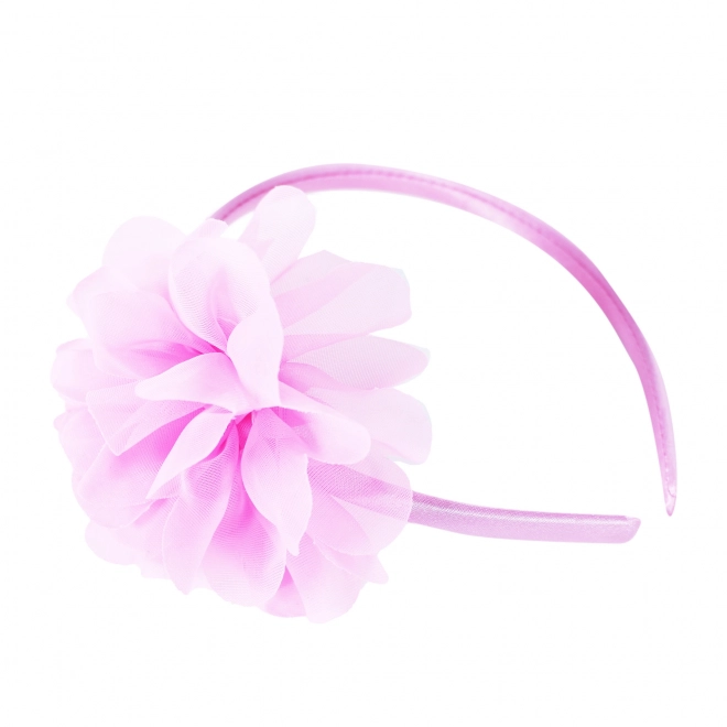 Haarband bloem roze