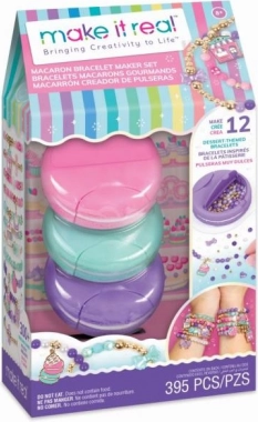 Macaron-Box zur Herstellung von Armbändern – Kreativset für Kinder