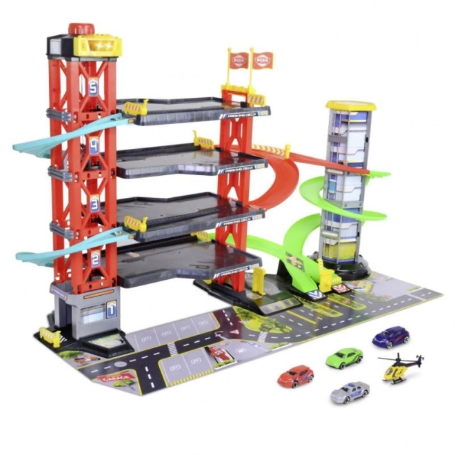 Stationnement de garage, 4 étages