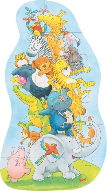 Puzzle Goki Pyramide d’animaux