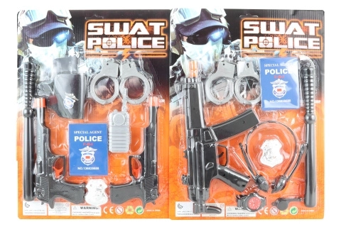 Politie set met wapenstok en accessoires