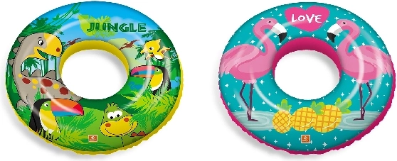 Design unique flamants roses et jungle