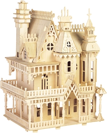 Woodcraft puzzle 3D en bois – villa