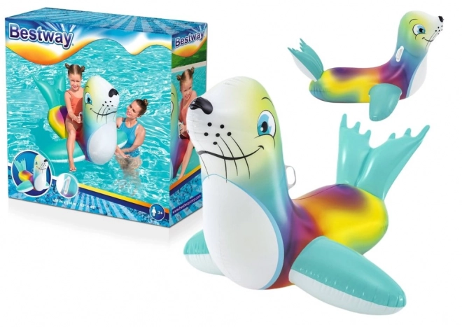Bestway drijvende gekleurde zeehond voor kinderen