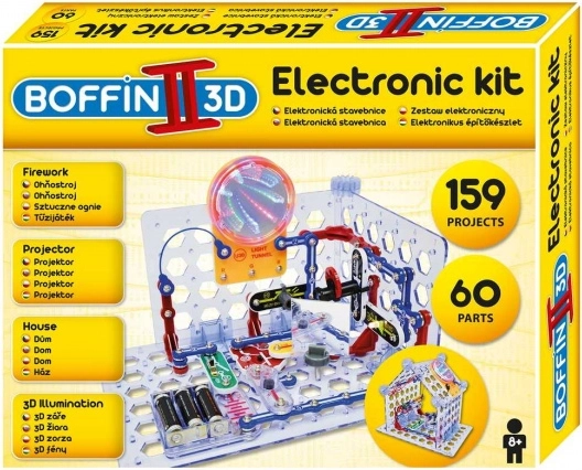 Boffin II 3D bouwpakket voor het maken van 3D-effecten en elektronische projecten
