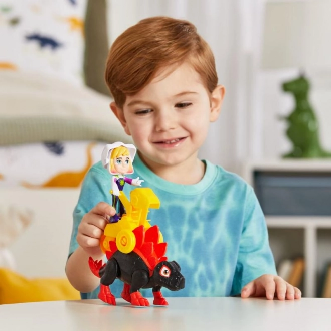Spider-man spidey en zijn fantastische vrienden figuur met dinosaurus en accessoires
