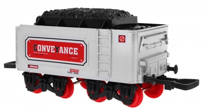 Afstandsbediening Trein met Rails voor Kinderen 3+ Functie Rook + Geluiden Lichten