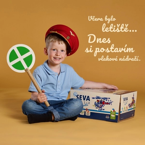 Bouwset SEVA CLASSIC – Grootste, 1162 stuks