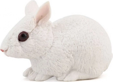 Beeldje van een witte Konijn 10 cm