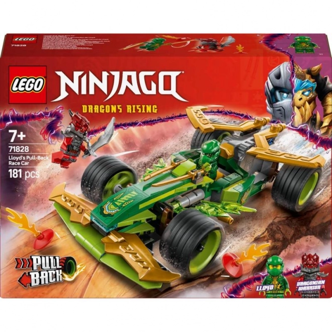 LEGO Ninjago racewagen van Lloyd met pull-back aandrijving
