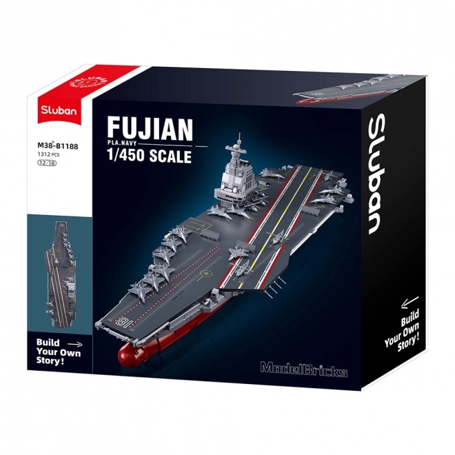 Model Sluban Vliegdekschip Fujian