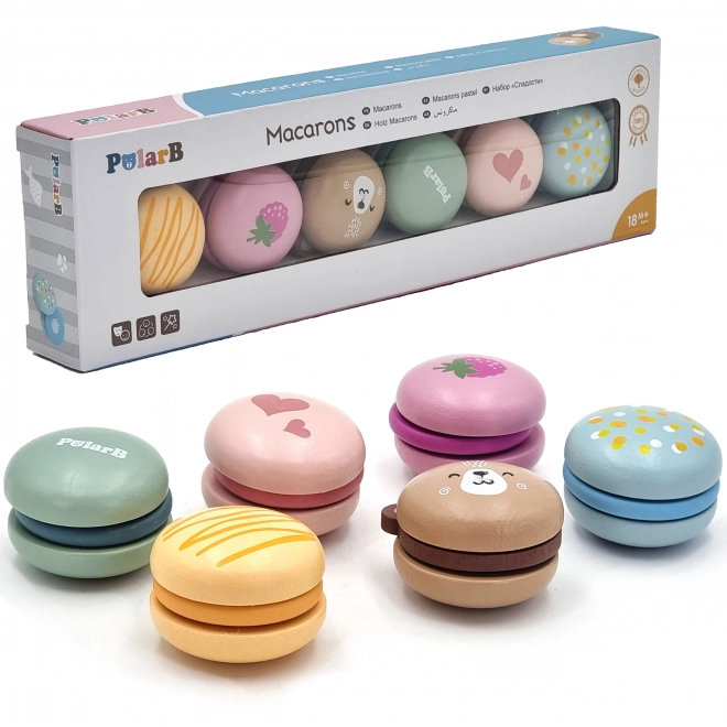 Houten macarons