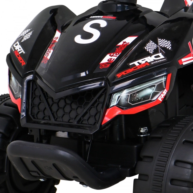 Rapide quad électrique pour enfants jaune – Noir