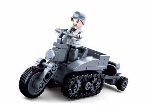 Sluban WWII M38-B0680B Motorfiets met rupsbanden