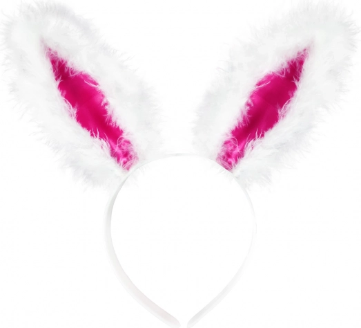 Oreilles de lapin toutes douces sur serre-tête