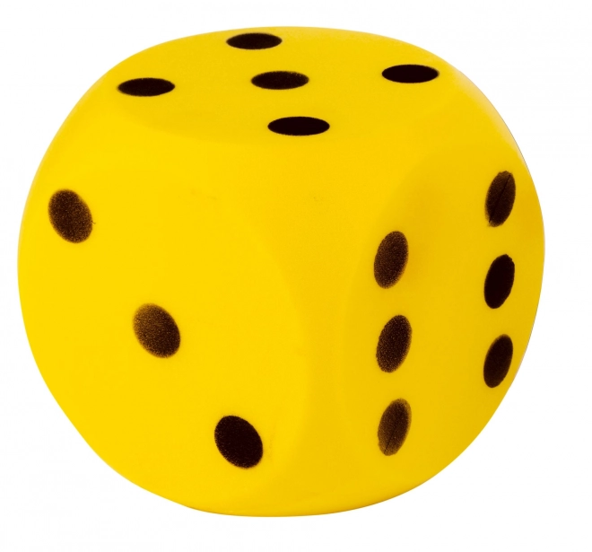 Androni Zachte Kubus - grootte 10 cm, geel