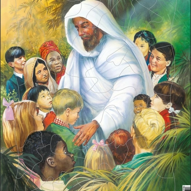 Puzzle Jesus mit Kindern 32 Teile