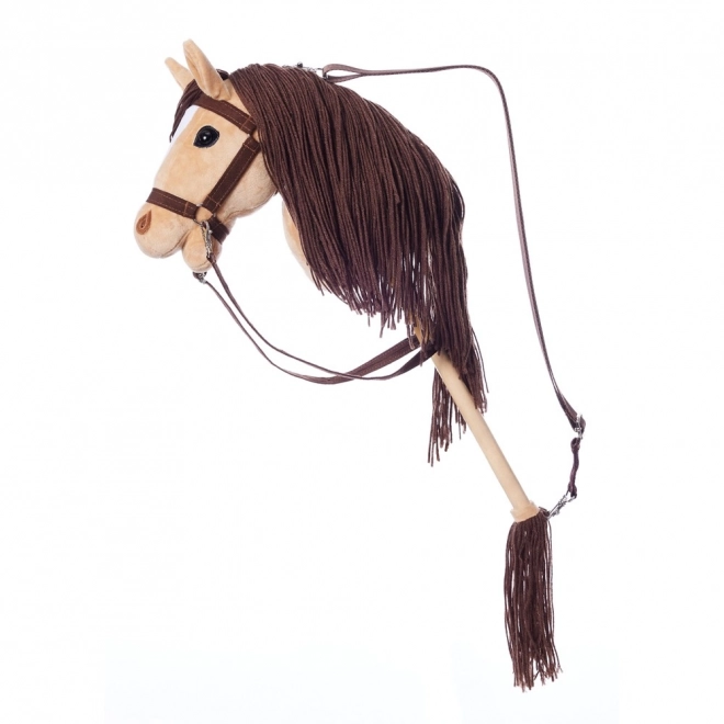 HOPPIHORSE stokpaard hobby horse formaat A3 beige