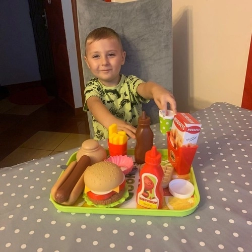 Fast food set voor kinderen