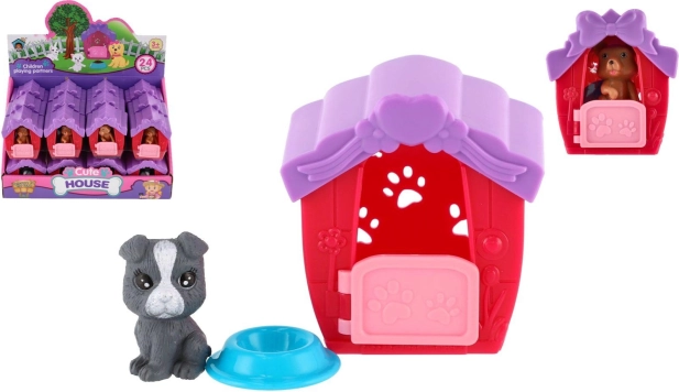 Maisonnette avec animal de compagnie – ensemble en plastique pour enfants
