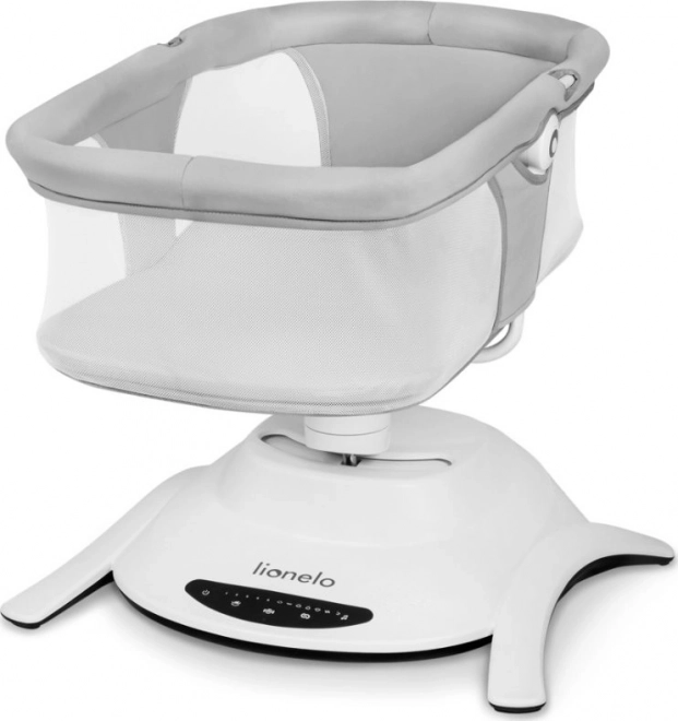 LIONELO Baby ligstoel Bella Set Grijs Beton 2v1